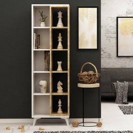 Hanah Home Enzamu Estantería Blanca